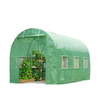 11.5' x 6.6' x 6.6' Walk-in Tunnel Greenhouse Garden Plant Seed Growing Warm House Outdoor Hot House w/ Roll Up Door, Windows, PE Cover Green