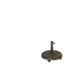 46 lbs Resin Round Patio Umbrella Base, Umbrella Stand with Wheels, Outdoor Umbrella Stand for 1.3