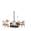 15' Outdoor Patio Umbrella with Twin Canopy Sunshade Steel Table Umbrella w/ Lift Crank, Cross Base, Sandbag, Khaki