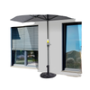 20 lbs Resin Half Round Patio Umbrella Base 20