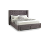 Mira Platform Wing Bed with Storage