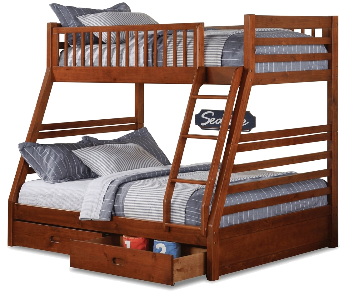 Erin Single over Double Bunk Bed - Solid Wood