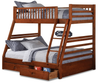 Erin Single over Double Bunk Bed - Solid Wood