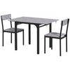 Drop-Leaf Dining Table Set for 2 - Natural