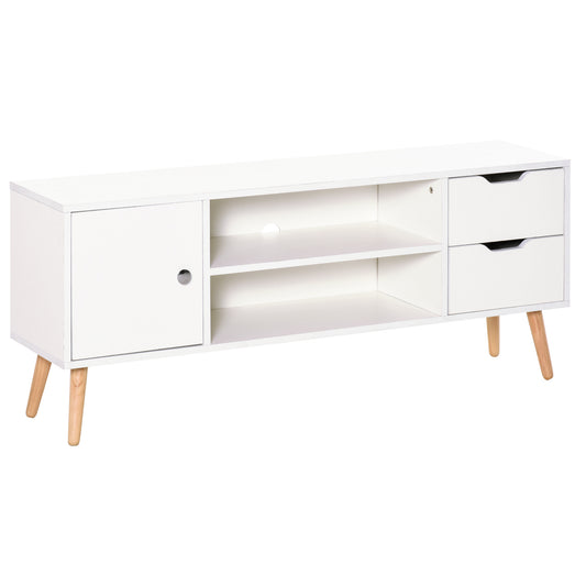 TV Stand for TVs up to 50" with Drawers - White