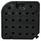 4PCs Cantilever Umbrella Base Weights for Offset Banana Parasol, HDPE Water or Sand Filled Patio Umbrella Weights for Cross Base Stand with Built-in Handles, Black