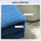 31" Storage Ottoman, Velvet End of Bed Bench with Steel Legs, Foot Stool with Storage for Bedroom, Living Room