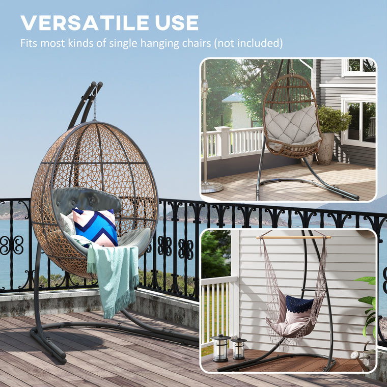 Heavy Duty Steel Hammock Stand with Extra Large Base