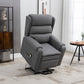 Lift Chair for Elderly, Power Chair Recliner with Footrest, Remote Control, Side Pockets for Living Room, Grey