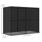 94.5''x47.25''x 72.75'' Heavy Duty Outdoor Greenhouse W/ Frame Garden Planting Warm House With Roll-Up Zipper Doors for Seedlings, Herbs, or Flowers , Black
