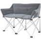Double Camping Chair, Oversized Camping Loveseat for Adults, Heavy Duty Folding Camp Chair, Support 529 lbs