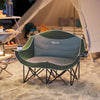 Portable Camp Chair, Double Camping Chair with Cup Holders and Carry Bag, Support 551 lbs, Dark Green