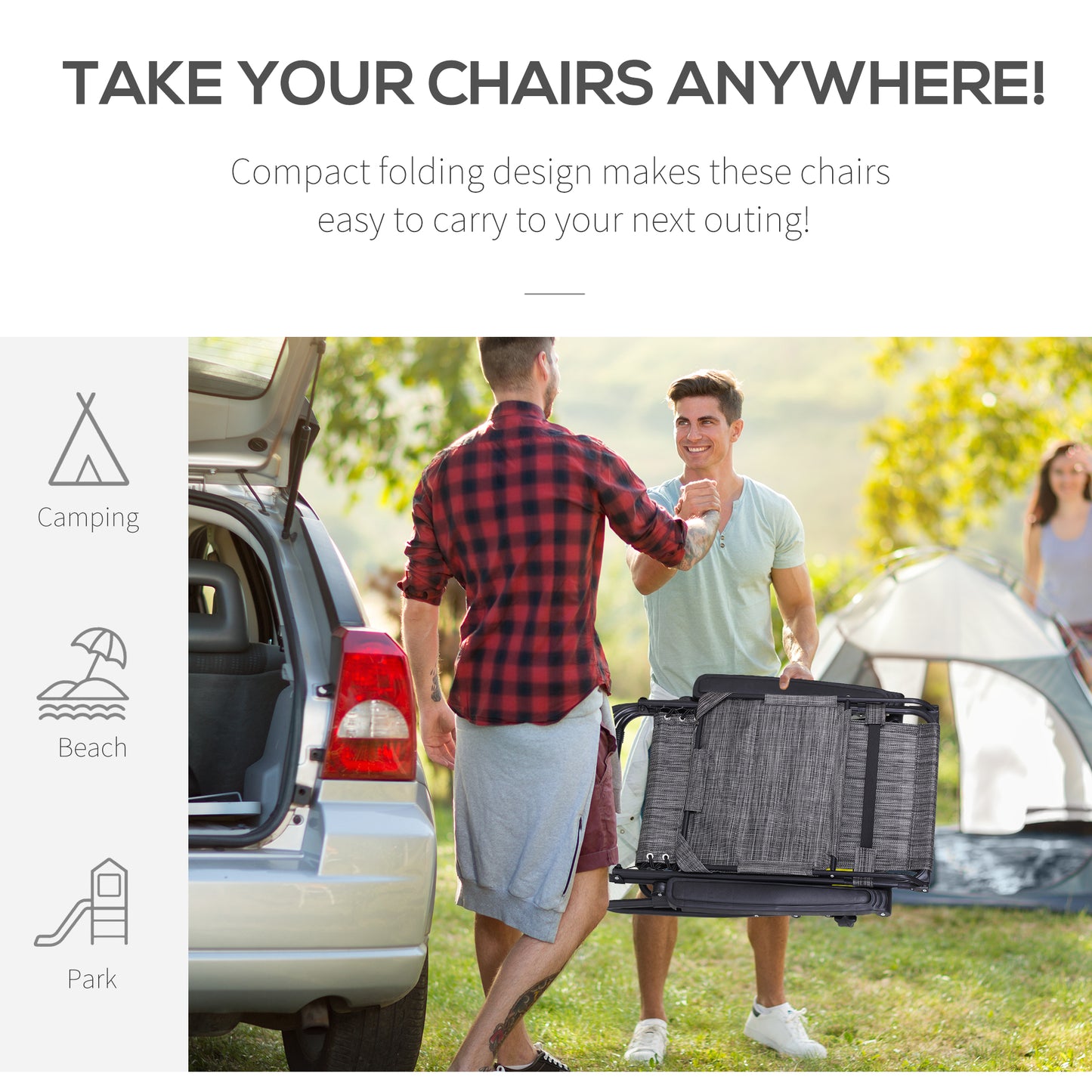 Outdoor Zero Gravity Reclining Lounger Chair with Canopy Shade, Side Tray, Cupholder, Beige