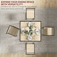 Dining Table Set, Industrial Dining Set for 2, Kitchen Table and Chairs for Small Space, Dining Room Table with Chairs