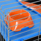 Small Animal Cage, Rolling Bunny Cage, Guinea Pig Cage with Food Dish, Water Bottle, Hay Feeder, Platform, Ramp, Black
