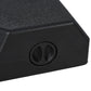 Umbrella Stand Fitting 2" Poles and Steel Base with 4 Fillable Plastic Weights, 158lbs Sand or 132lbs Water Filled, Black