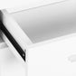 High Gloss Sideboard with 2 Drawers and 3 Doors, Buffet Cabinet with Adjustable Shelf, Coffee Bar Cabinet with Storage, White