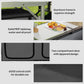 Outdoor Aluminum Folding Picnic Table Height Adjustable with Storage Organizer BBQ Camping