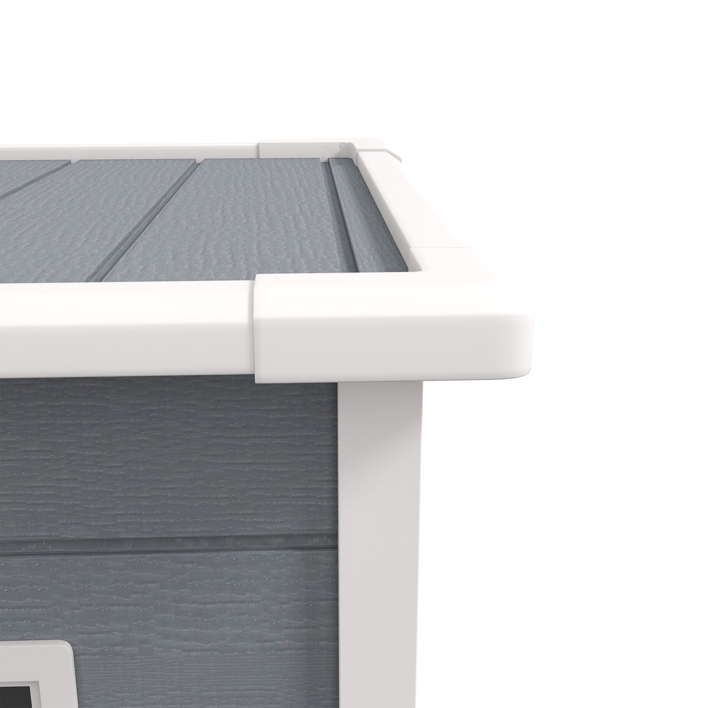 5 x 3FT Garden Shed with Floor, Outdoor Storage Shed with Lockable Door, Window and Vent for Backyard, Patio, Grey