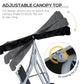 3-Seater Outdoor Swing Chair, Patio Swing, A Frame Porch Swing with Canopy, Garden Hammock Glider Bed, Light Grey