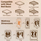 Twin 8 Inch Memory Foam Mattress in a Box, Pressure Relief & Lumbar Support, CertiPUR-US Certified, Medium Firm