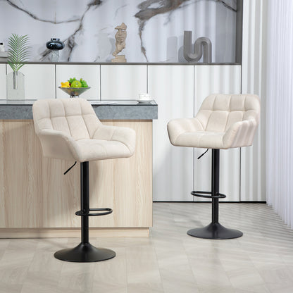 Swivel Adjustable Bar Stools Set of 2