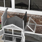 65" Wooden Rabbit Hutch, Pet Playpen with Openable Roof, Storage Box, for Rabbits and Small Animals, Grey