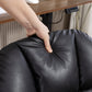 Swivel Office Chair, Faux Leather Desk Chair with Adjustable Height for Living Room, Bedroom, Study, Black