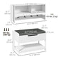 Wall Mounted Coat Rack with Shoe Storage Bench, Hall Tree and Bench, Clothes Hanger Rack with Shelves for Hallway White
