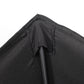 6.6FT Patio Umbrella, Outdoor Parasol with 6 Solid Ribs, Black