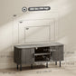 TV Stand Cabinet for TVs up to 55 Inches, TV Unit with Storage Shelves and Cabinets for Living Room, Grey