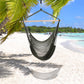 Portable Hammock Chair, Hanging Woven Hammock Swing Chair Sleeping Bed for Outdoor Garden Yard Camping, Orange