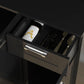 71" Kitchen Pantry Storage Cabinet, Storage Buffet with Hutch, Adjustable Shelves for Living Room, High Gloss Black