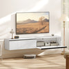 Wall Mounted TV Stand, Floating TV Cabinet with Storage, for TVs up to 80
