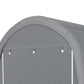 10' x 10' Outdoor Storage Tent, Heavy Duty and Waterproof Portable Shed for Bike, Motorcycle & Garden Tools, Light Grey