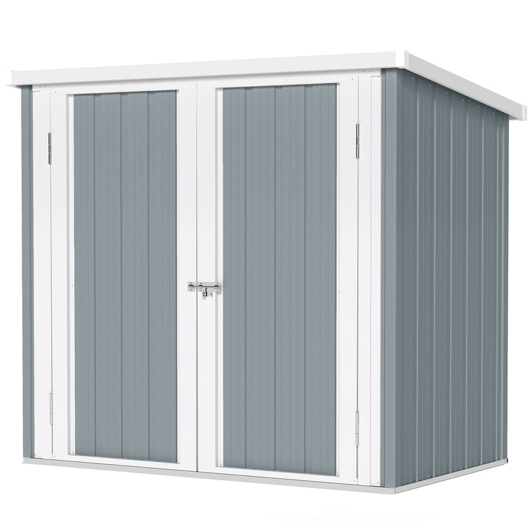 5' x 3' Metal Storage Shed with Double Doors