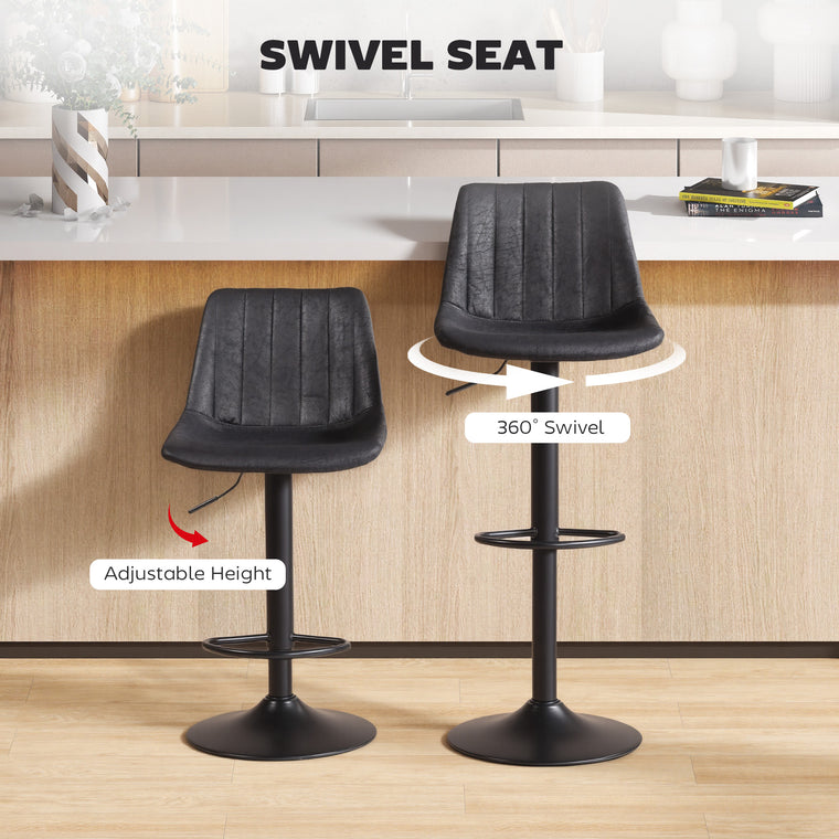 Counter Height Swivel Bar Stools Set of 2