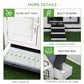 65" Chicken Coop Wooden Hen House Rabbit Hutch Poultry Cage Pen Outdoor Backyard with Nesting Box, Ramp, Run, and Ladder