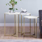 3 Piece Hex Modern Wood Nesting Tables - In 2 Colours