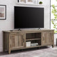 70" Simple Modern Wood TV Stand with Grooved Door - In 4 Colours