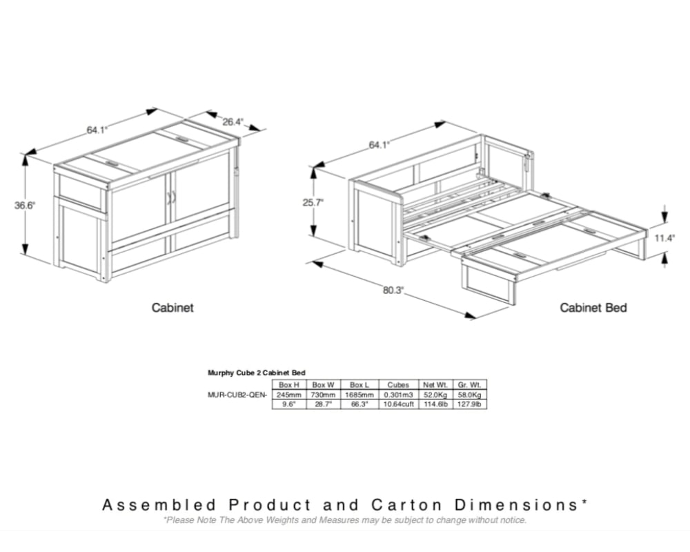 affordable cabinet bed 