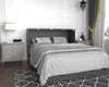 Hyde Grey Murphy Cabinet Bed with Memory Foam Mattress