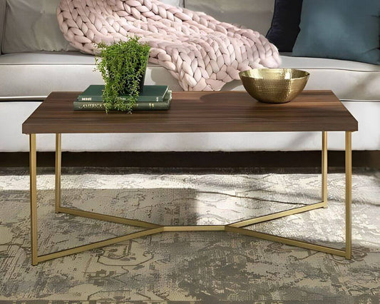 Geometric Rectangle Coffee Table - In 3 Colours