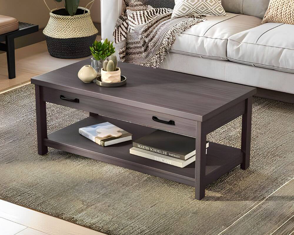 Isida 44"W Coffee Table - In 2 Colours