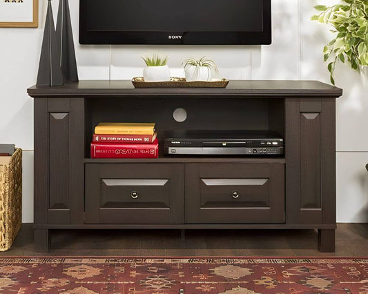 44" Columbus Traditional Wood TV Stand - In 2 Colours