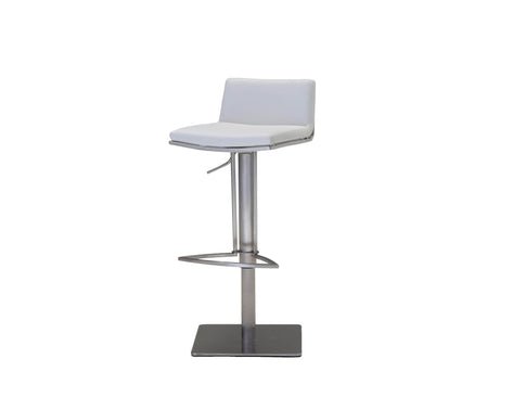 Bond Leatherette Hydraulic Bar Stool with Stainless Steel - In 2 Colours