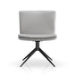 Duane Desk Chair in Pearl Grey Leather