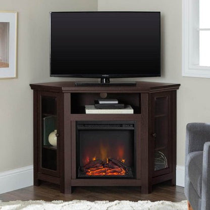 Jackson 48" Wood Corner Fireplace TV Stand - In 7 Colours