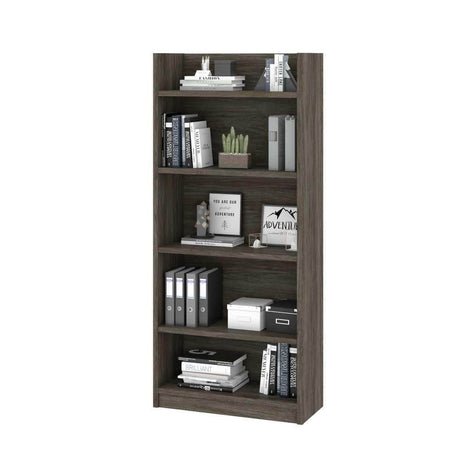 Pro-Linea Standard 5 Shelf Bookcase - In 2 Colours