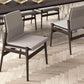 Stanton Dining Chair in Castle Grey Eco Pelle Leather (Set of 2)
